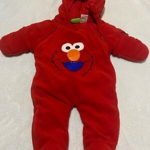 Vintage 2006 Red Elmo Baby Onesie